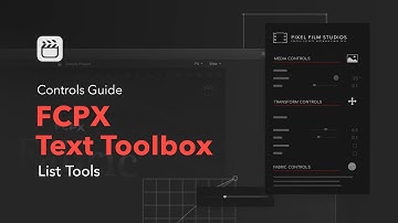 FCPX Text Toolbox - List Tools - Tutorial