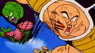 Piccolo's Surprise Attack On Nappa Worked!