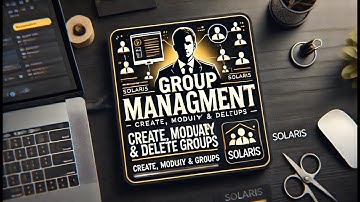 🔹 Solaris Group Management | Create, Modify & Delete Groups in Solaris 🔹 | infoUnix | Solaris Course