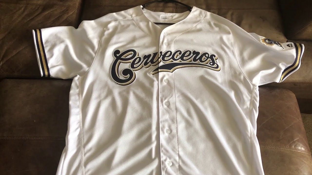 Milwaukee Brewers Authentic Cerveceros Jersey Worn By Team Mascot