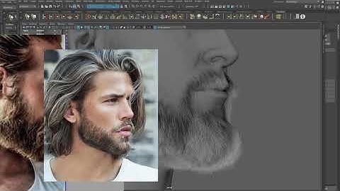 Ornatrix Maya Live Stream: Creating Facial Hair part 1