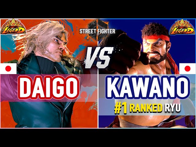 SF6 🔥 Daigo (Ken) vs Kawano (#1 Ranked Ryu) u0026 Surini (#1 Ranked Kimberly) 🔥 SF6 High Level Gameplay class=