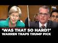 ‘Come On, Let’s Not Play This Game…’: Warren Forces Trump Pick To Admit Inflation Is Worse