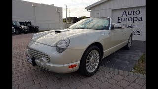 This 2005 Ford Thunderbird 50th Anniversary Convertible is a retro-modern boulevard cruiser *SOLD*