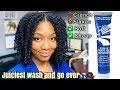 Girl...MY Juciest  & Most Defined Wash and Go EVER!  Luster's S-Curl Gel