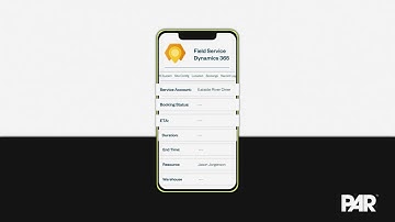 Field Service Dynamics 365 Overview