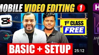 🚀 Mobile Video Editing Ka Complete Course | VN App Step-by-Step Tutorial (FREE)