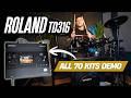 Roland TD316 – Playing All 70 Preset Kits! (V31 Drum Module Sounds)