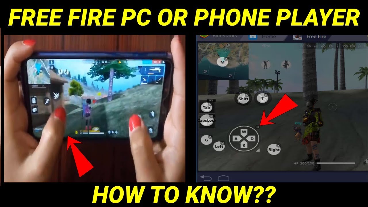 Free Fire PC Player or Mobile Phone Player - How To Know ...