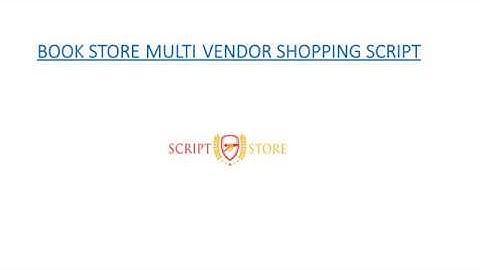 Book store clone script - Script Store