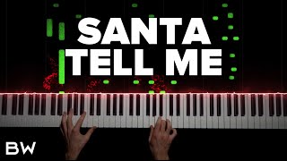 Santa Tell Me - Ariana Grande | Piano Cover by Brennan Wieland