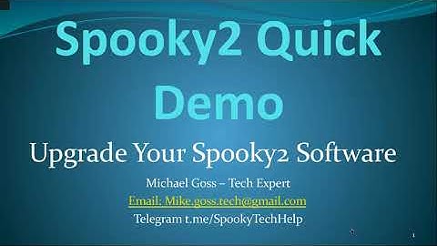 Demonstration: Upgrade Spooky Software