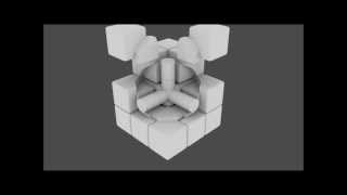 Blender making of a rubiks cube screenshot 5