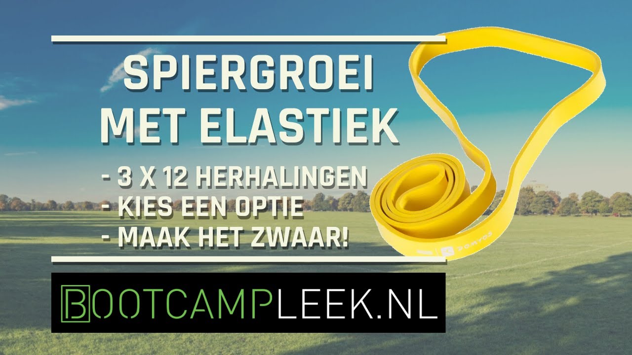 Spiergroei met elastieken?!