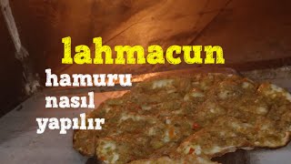 Lahmacun hamuru nasıl yapılır lahmacun hamuru nasıl hazırlanır ustasından lahmacun hamuru tarifi