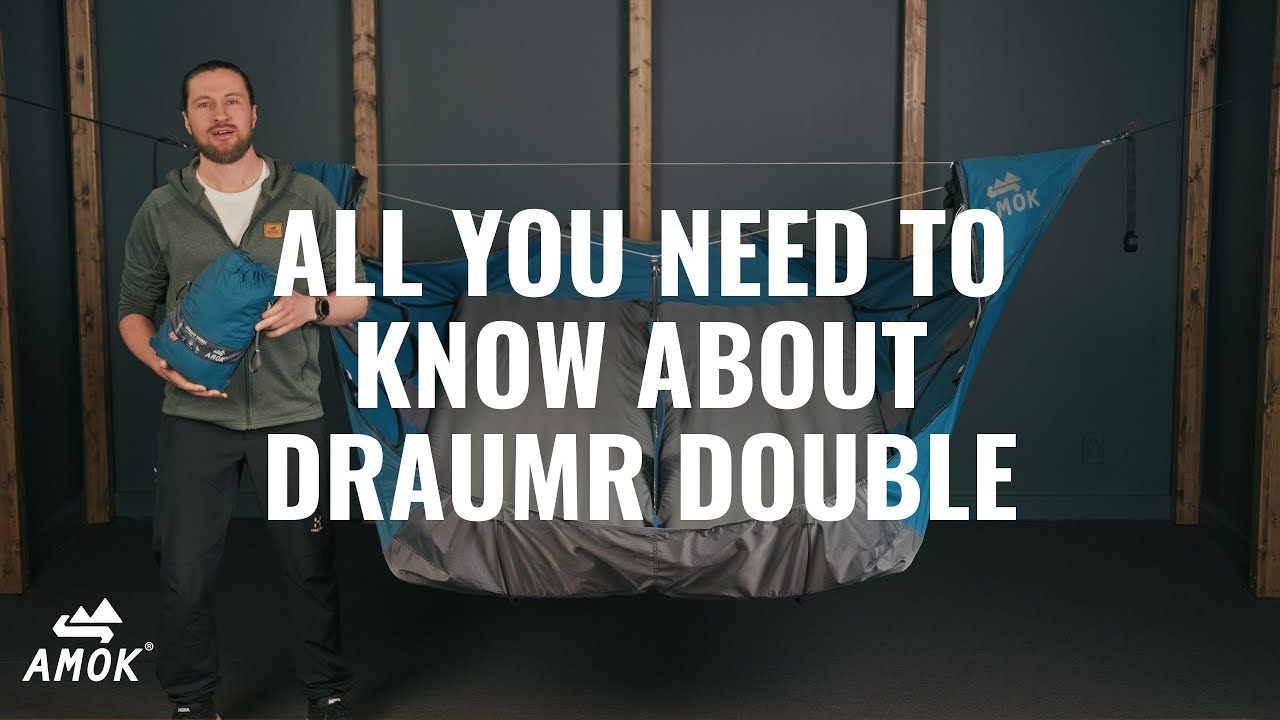 AMOK Draumr Ultralight XL Hammock Looky-See - YouTube