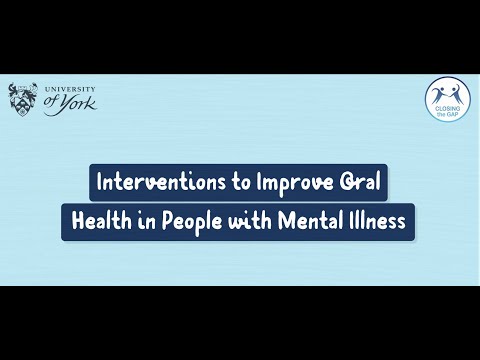 Interventions that were tested to improve oral health for people with severe mental illness (SMI)