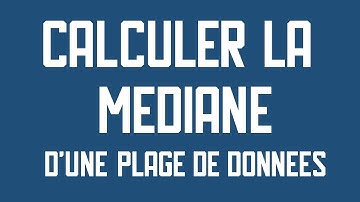 VBA Calculer la médiane d
