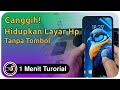 Angkat untuk Menghidupkan Layar Hp Redmi 9 (Nyalakan Layar Tanpa Pencet Tombol) #nyalakanlayarhp
