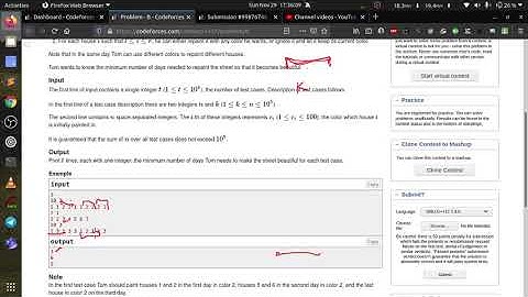 Codeforces Round 687 | Repainting Street | Problem B | Details Solution