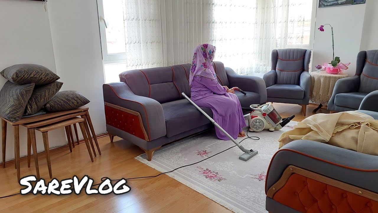 Sessiz Vlog🎑Detaylı Oturma Odası Temizliği/Yatıya Misafirliğe Gittik/Temizlik Vlog#vlog #clean