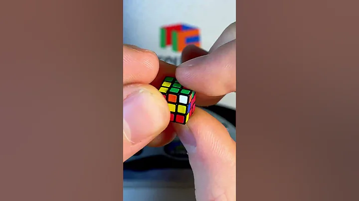 I CHOKED On The World’s SMALLEST Rubik’s Cube ☠️ #shorts