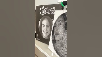 String art kit from any photo #stringart #giftideas #diy