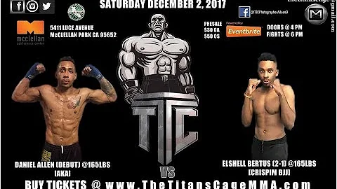 TTC 17 Bout 4 ELSHELL BERTUS vs DANIEL ALLEN