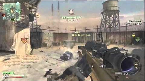 Modern Warfare 3 • 9 Men Kill Feed (Barrett 50cal)