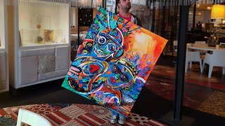 Ramon Bruin  painting neoexpressionism painting