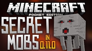 SECRET MOBS in 0.11.0?!?! - Ghasts, Magma Cubes, and More! - Minecraft Pocket Edition 0.11.0 Beta
