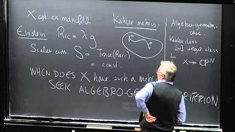 Simon Donaldson: Kaehler-Einstein metrics and alge...