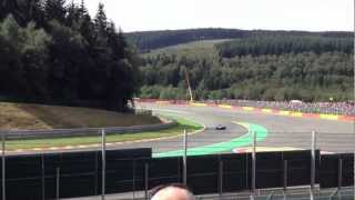 Jenson Button flying past - Shell 2012 Belgian Grand Prix