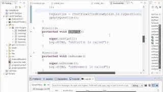 Android Activity Lifecycle Exercise