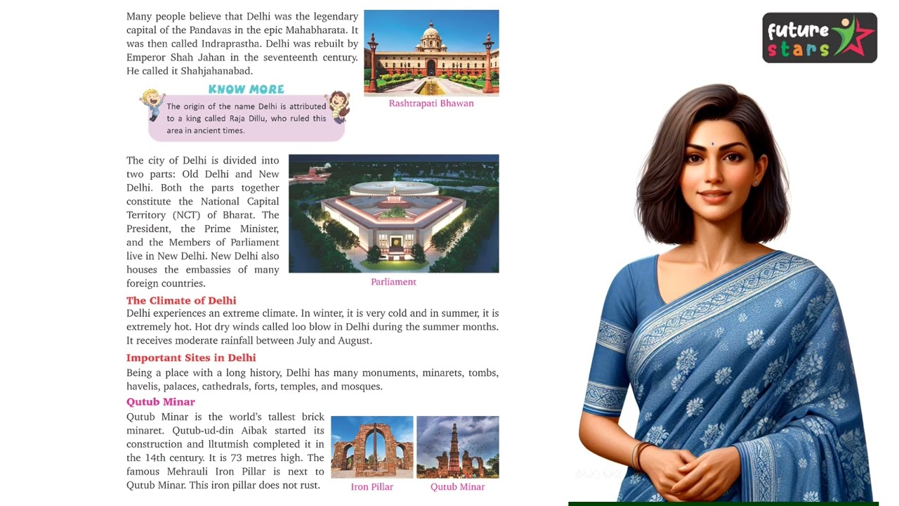 World Roots 3(SST) Chapter 14 Metropolitan Cities-Delhi | learning kids video | Future Star