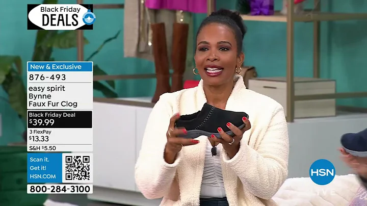 easy spirit Bynne Faux Fur Clog