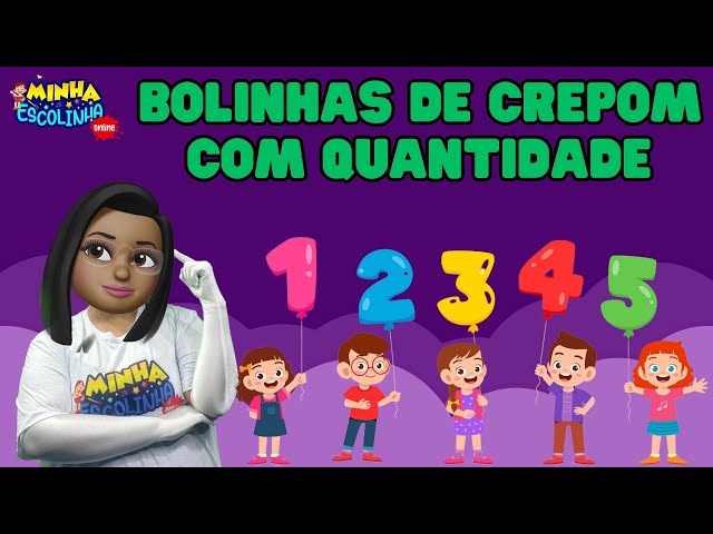Bolinhas de Crepom por Quantidade G3 - Educação Infantil - Atividades para Crianças