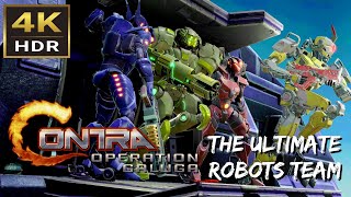 [4 Player Co-op] Contra Operation Galuga (The Ultimate Robots Team) Probotector Stanley Browny