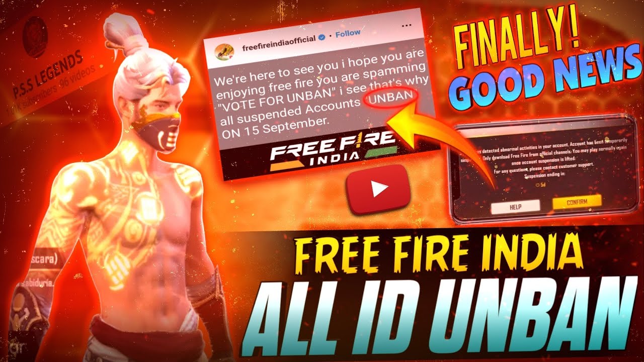 Free Fire Id Unban Good News Free Fire All Id Unban How To Unban free-fire-id-unban-good-news-free-fire-all-id-unban-how-to-unban