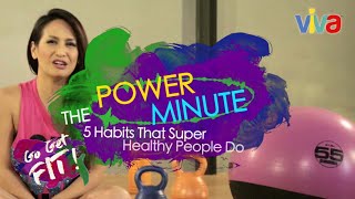 [Go Get Fit] 5 Habits of Healthy People
