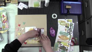 Process Video 129: Scrapbook Layout: Arms Full of Love