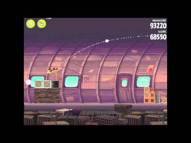 Angry Birds Rio Level 12 11 12 Smugglers Plane Walkthrough 3 Star Youtube