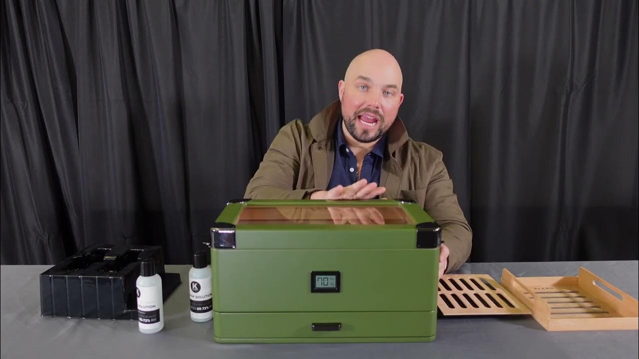 Military Humidor Seasoning Instructions Klaro by Case Elegance YouTube