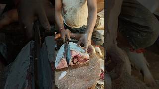 Fish Cutting Skills Great Huge Black Pomfret Fish Cutting Live In Bangladesh 