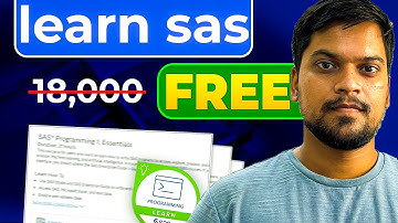 Step-3 🚀 FREE SAS Course + Official Badge 💼 | Unlock SAS Certification Without Paying!