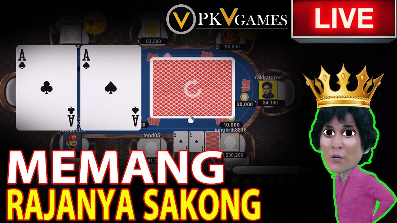 THE KING SAKONG !! Menang Bandar Sakong PKV Games Modal
