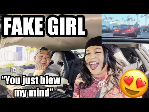 HOT GIRL PICKS UP GUYS IN A GTR PART 3