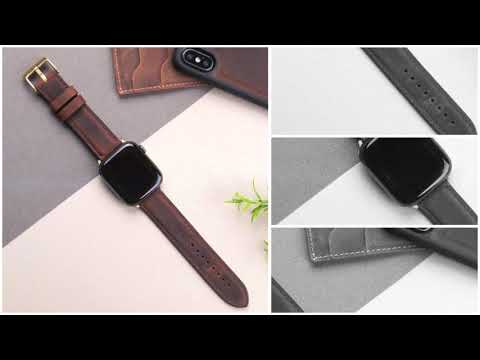 CRAZY HORSE SADDLE LEATHER APPLE WATCH BAND Various