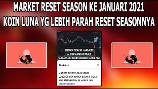 Semua Market Crypto Reset Season Bulan Januari Tahun 2021 Tidak Hanya Bitcoin, Koin Luna Lebih Parah