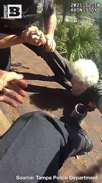 Tampa Police Rescue Elderly Man Hanging Off Roof 3 Stories Up